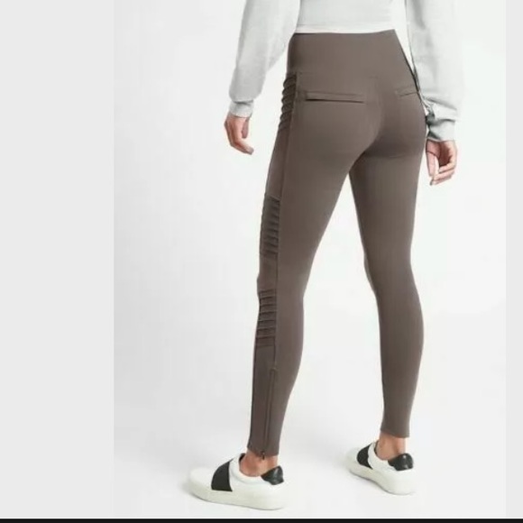 ATHLETA Delancey Moto Tight Coffee House  NWT - Picture 2 of 3